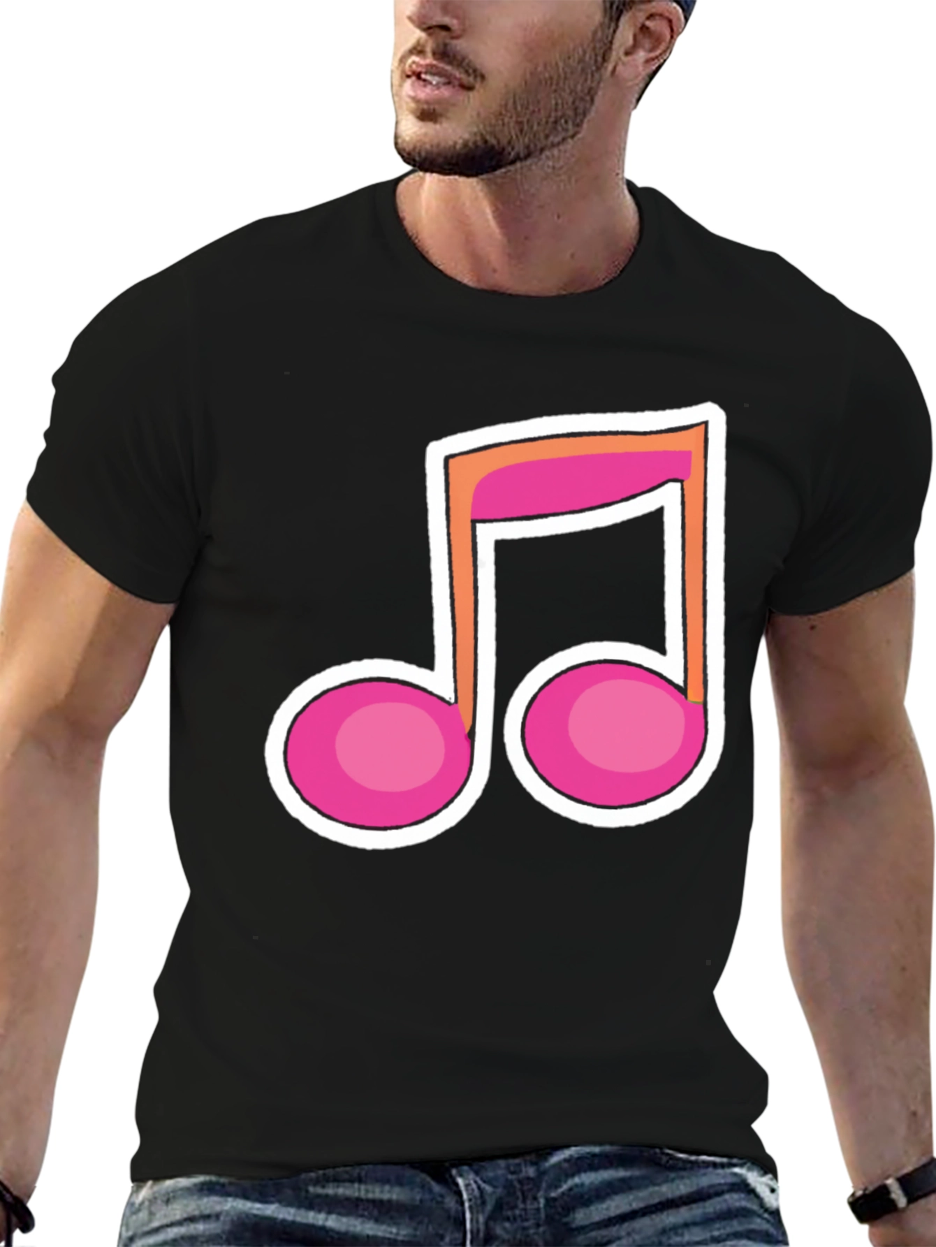 Musical Note Graphic T-Shirt