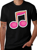Musical Note Graphic T-Shirt