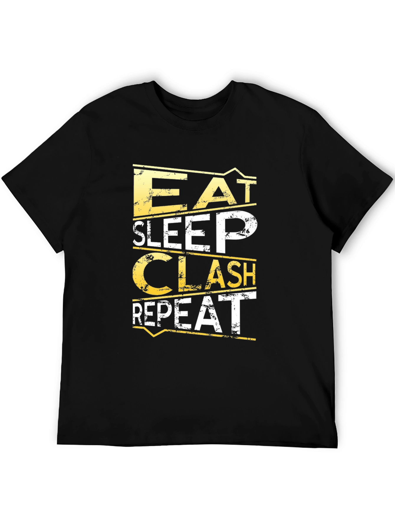 Eat Sleep Clash Repeat Graphic T-Shirt