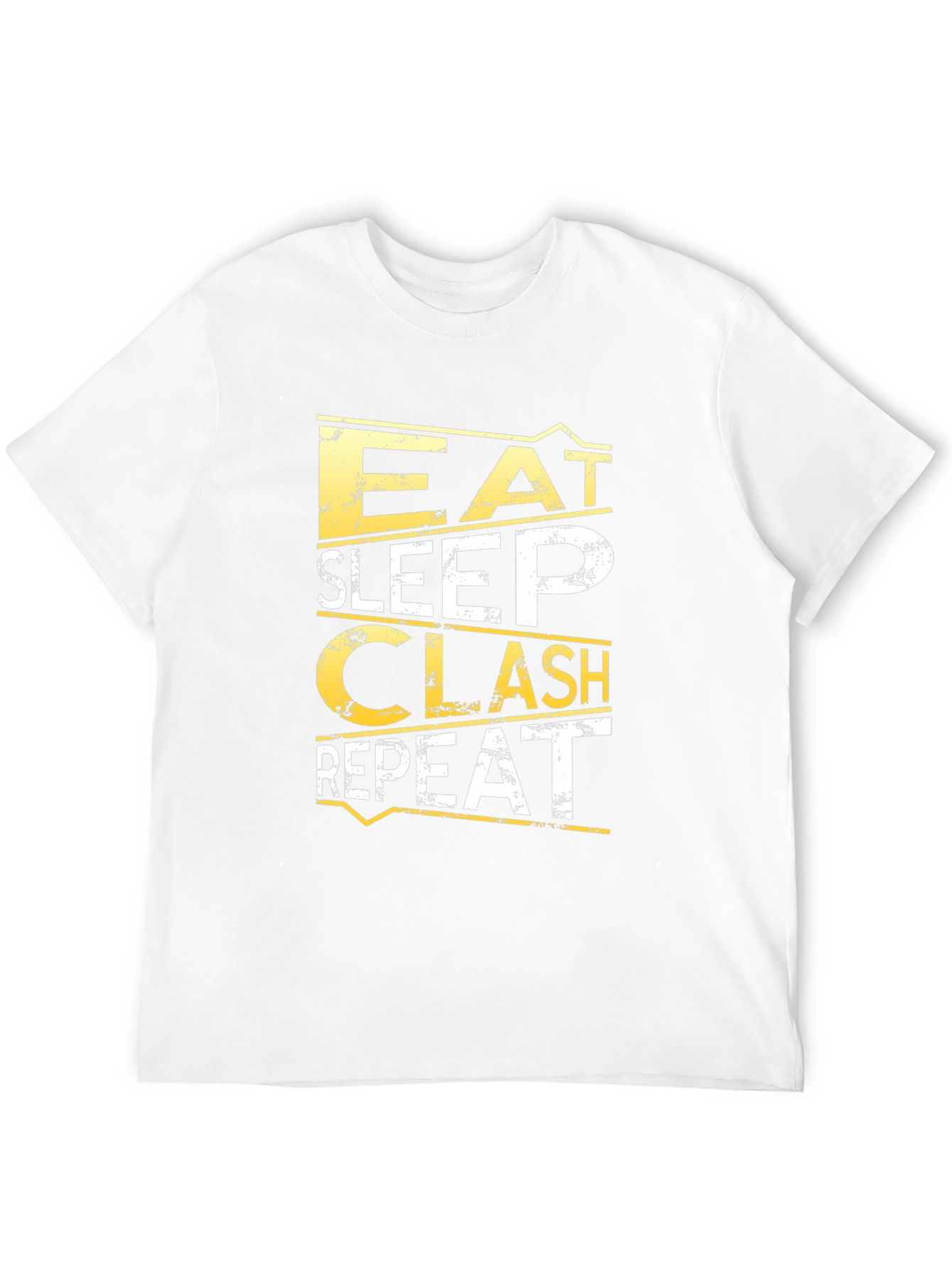 Eat Sleep Clash Repeat Graphic T-Shirt