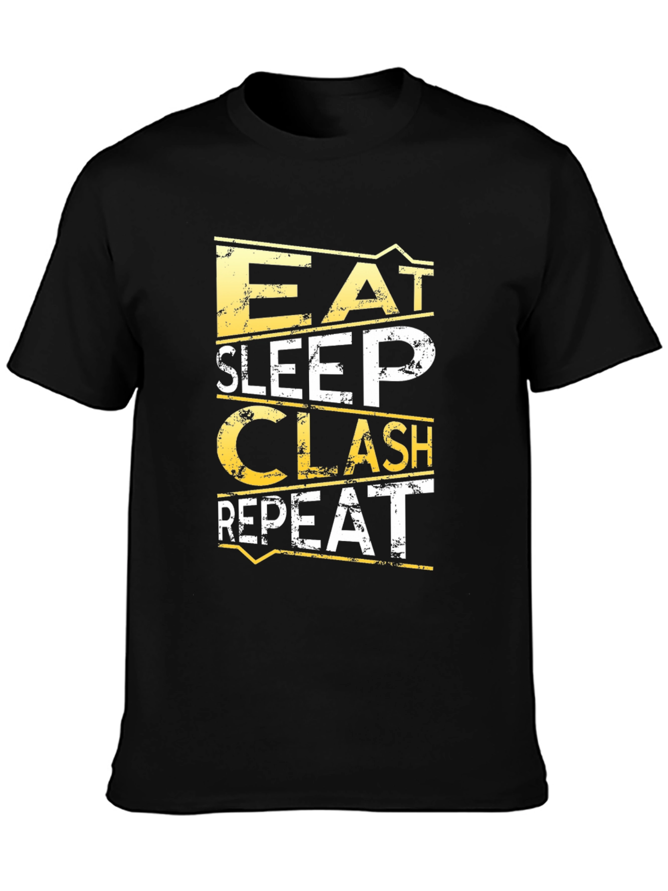 Eat Sleep Clash Repeat Graphic T-Shirt