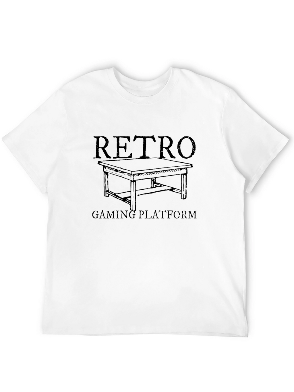 Retro Gaming Platform T-Shirt - Black