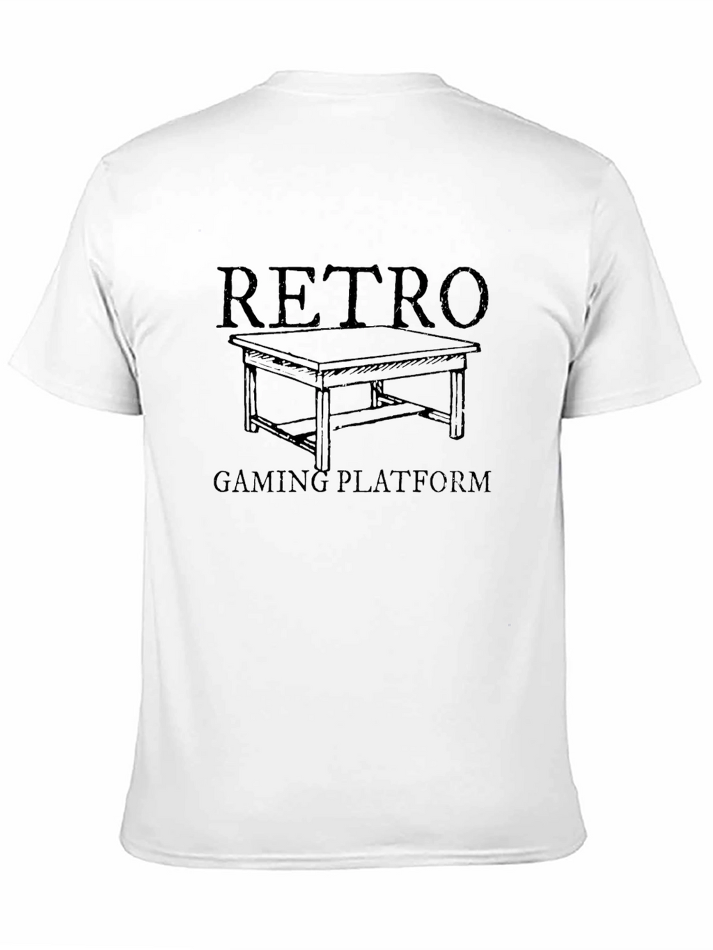 Retro Gaming Platform T-Shirt - Black