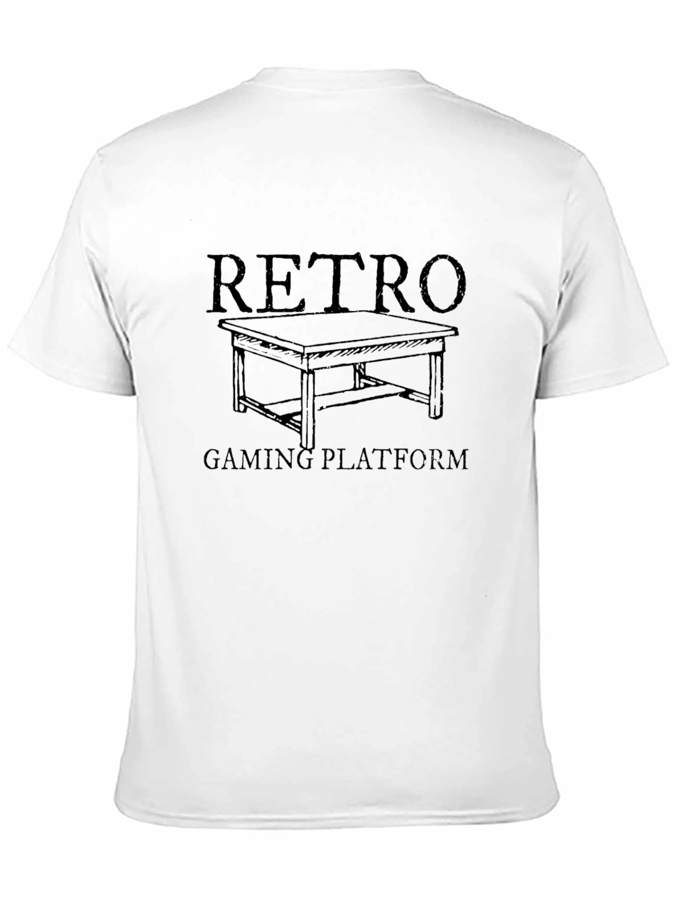 Retro Gaming Platform T-Shirt - Black