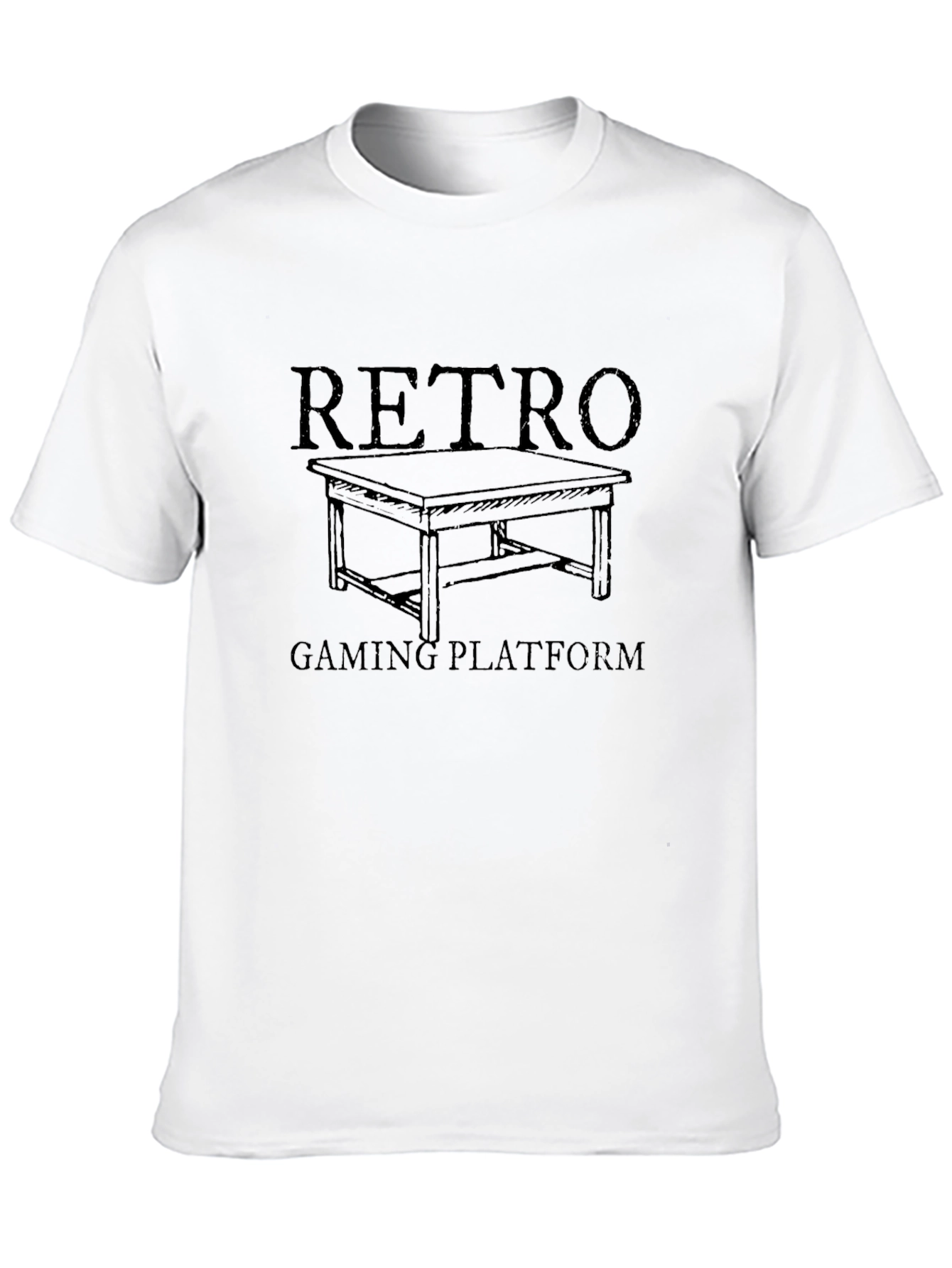 Retro Gaming Platform T-Shirt - Black