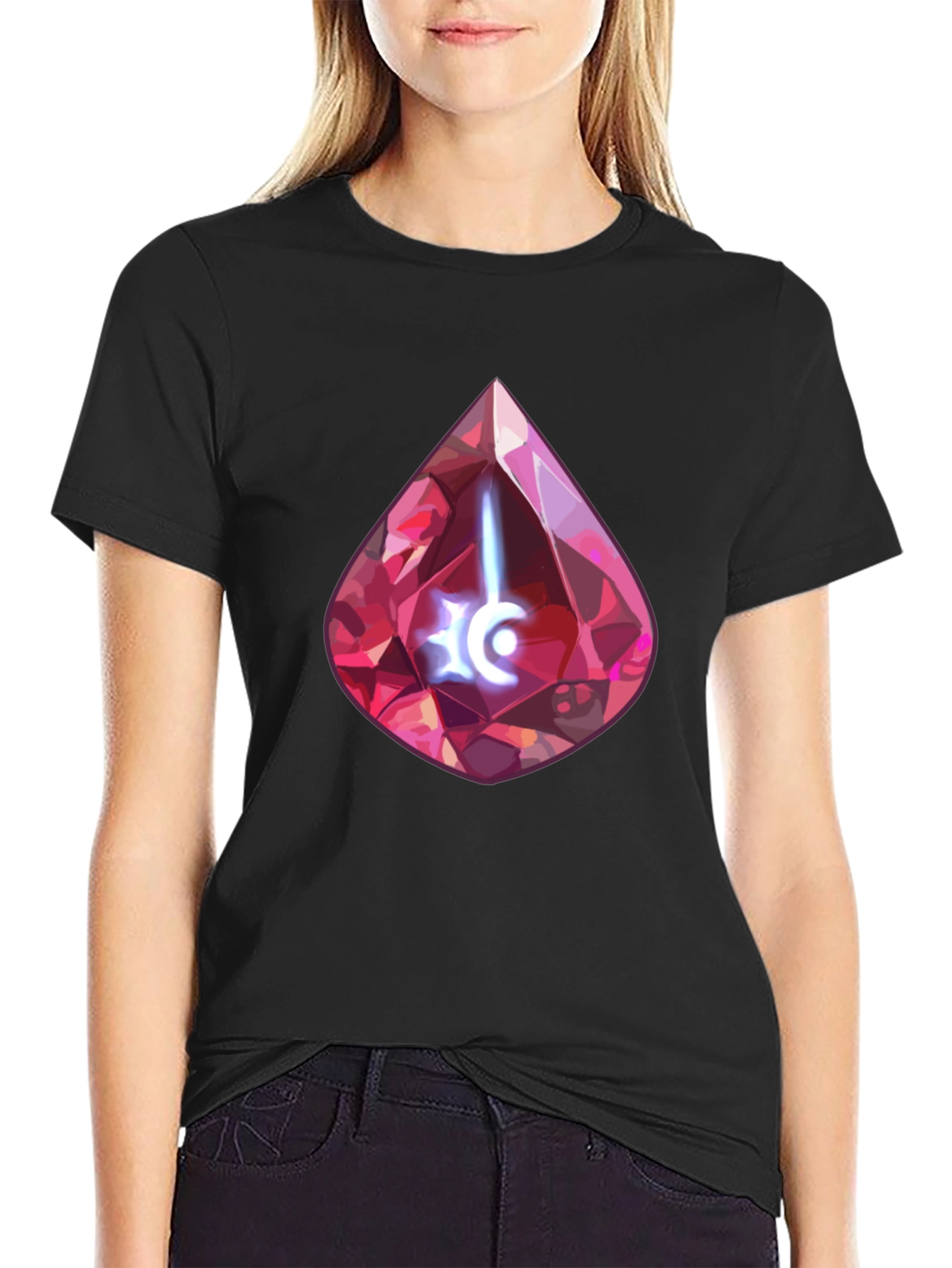 Crystal Emblem Black T-Shirt