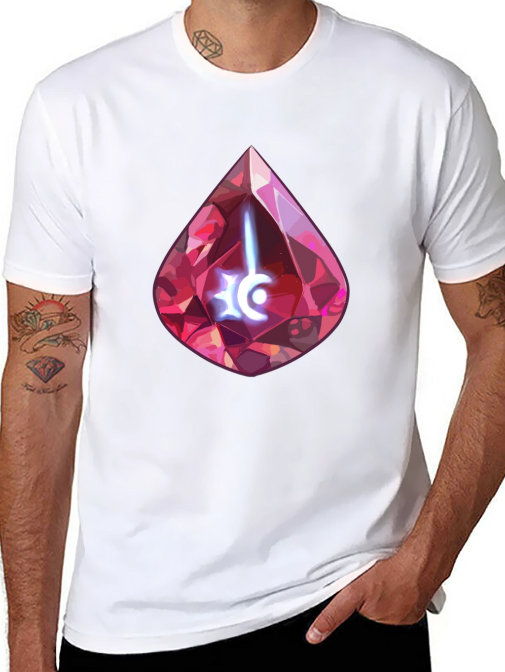 Crystal Emblem Black T-Shirt