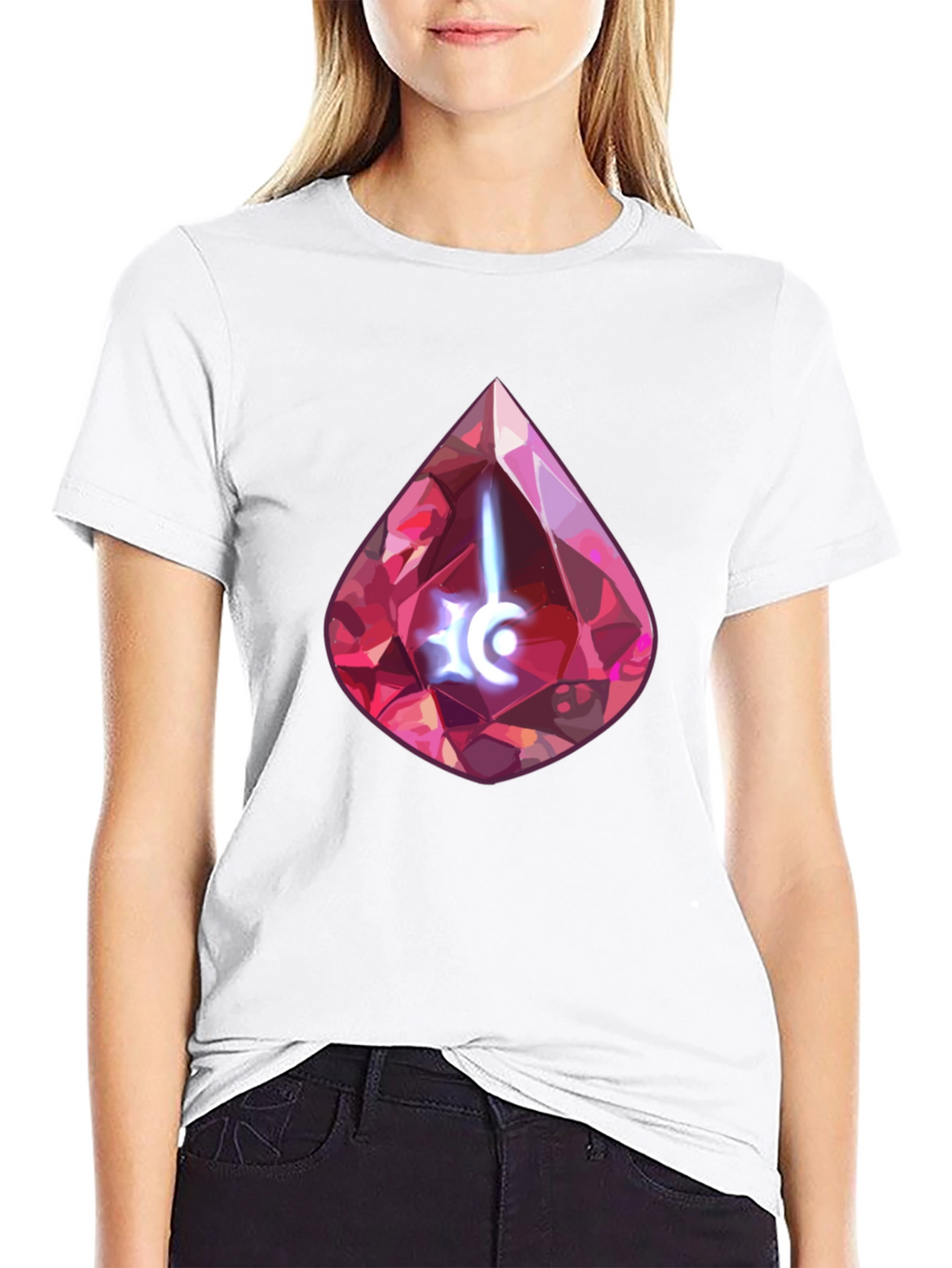 Crystal Emblem Black T-Shirt