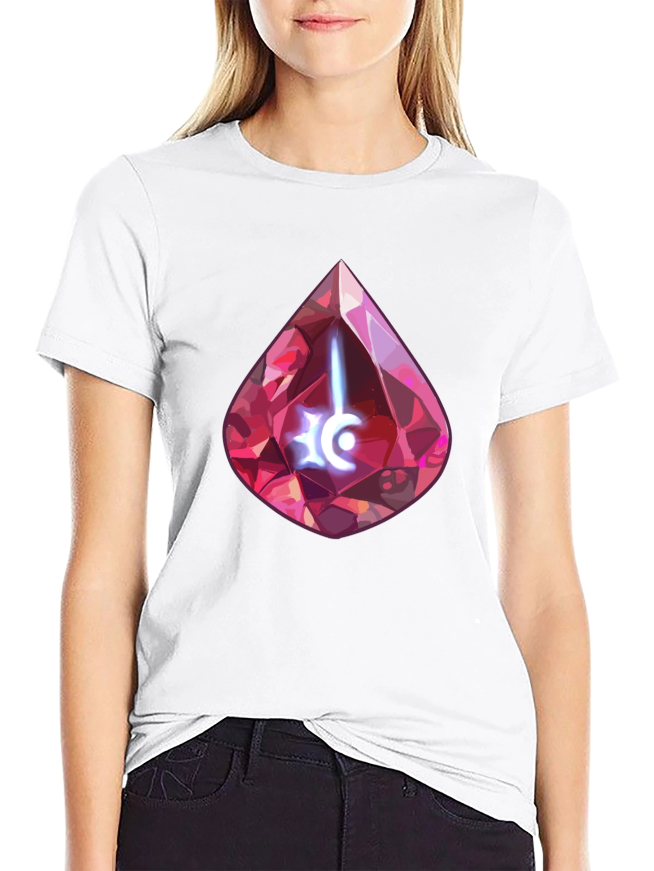 Crystal Emblem Black T-Shirt