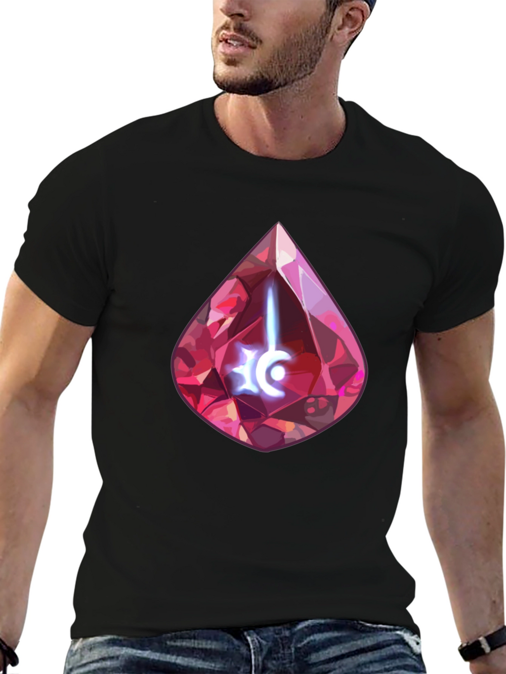 Crystal Emblem Black T-Shirt