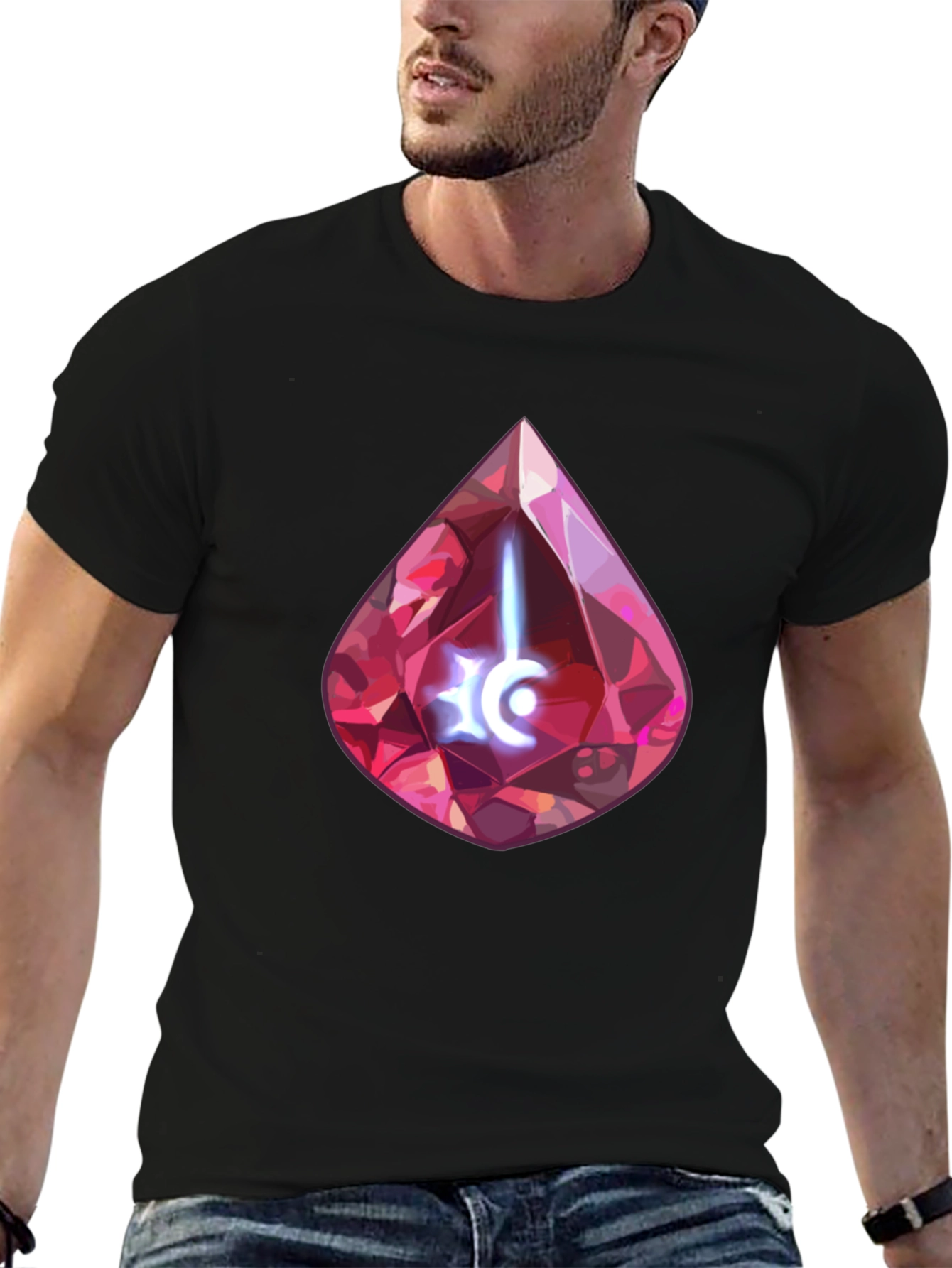 Crystal Emblem Black T-Shirt