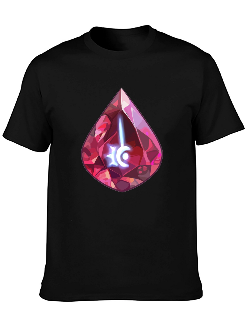Crystal Emblem Black T-Shirt