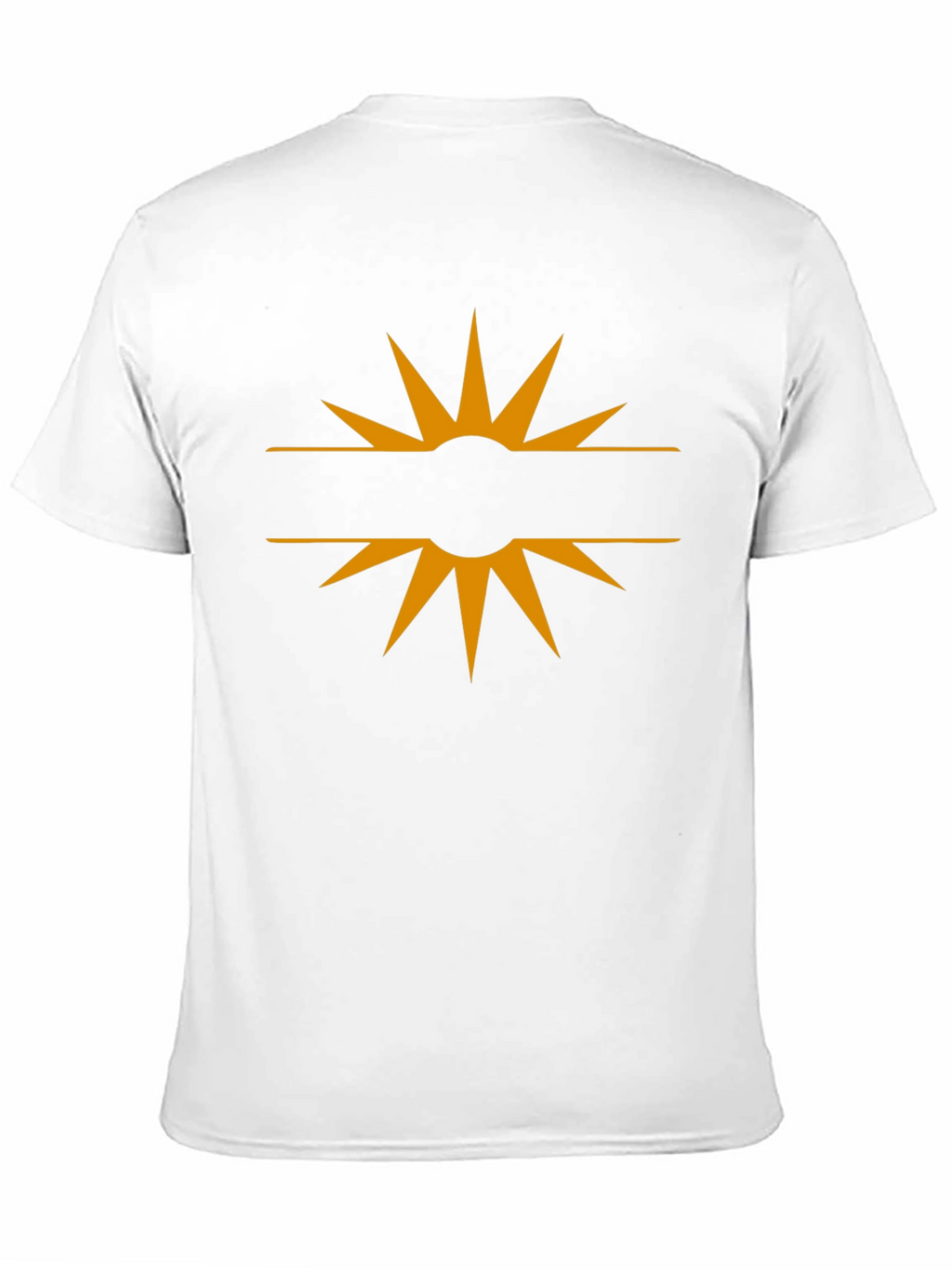 Stylish Black Tee with Sun Graphic