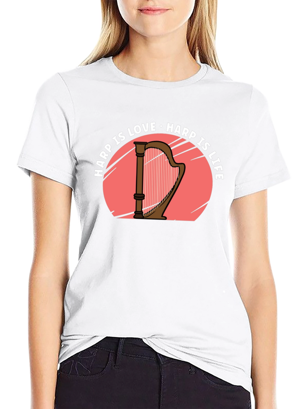 Harp Is Love Harp Is Life T-Shirt