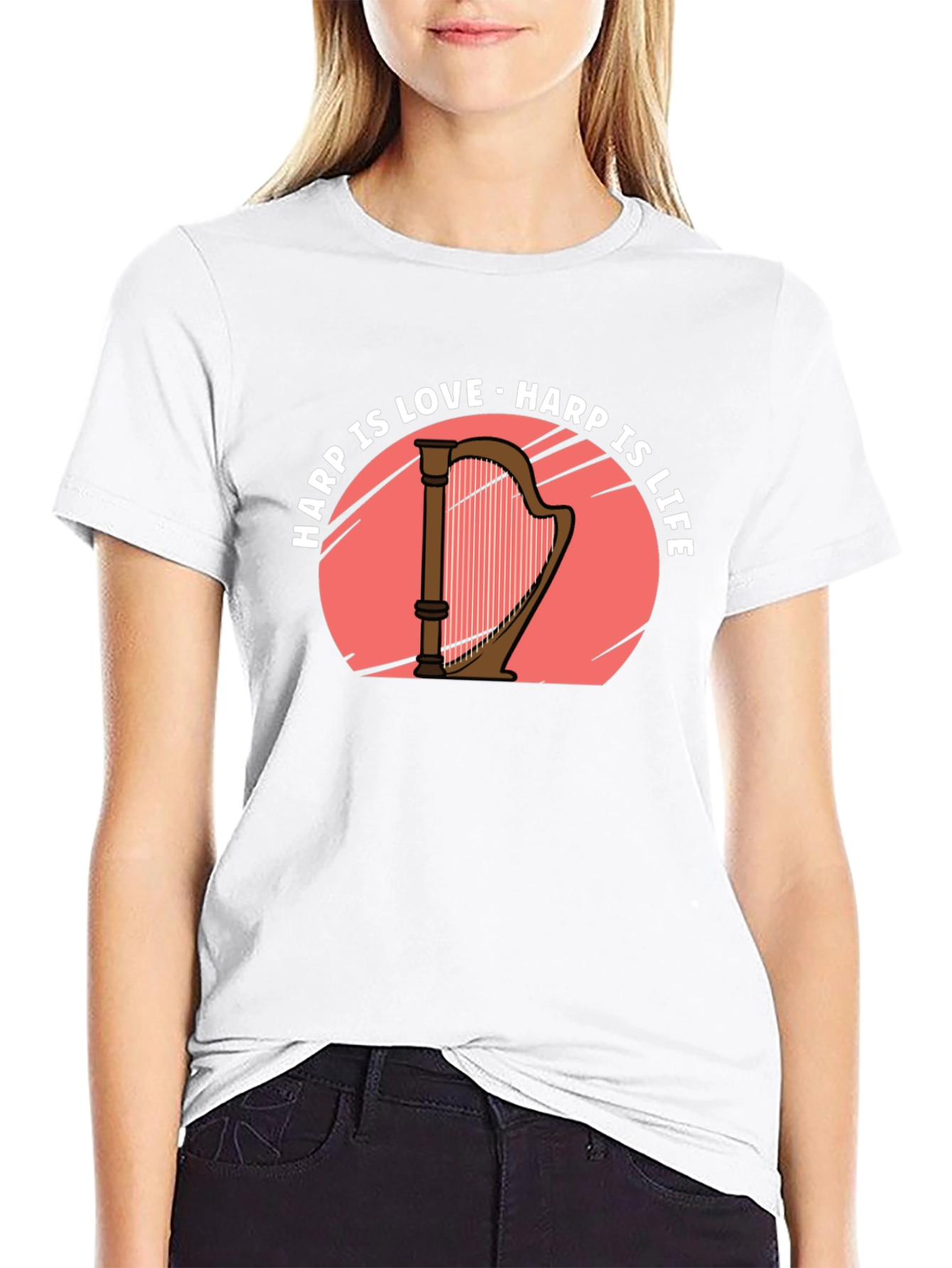 Harp Is Love Harp Is Life T-Shirt
