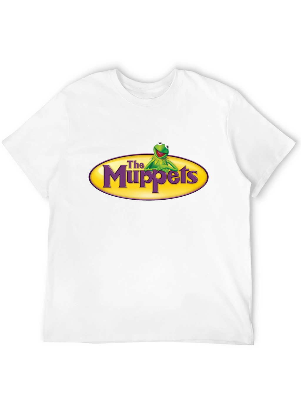 The Muppets Kermit Logo Black T-Shirt