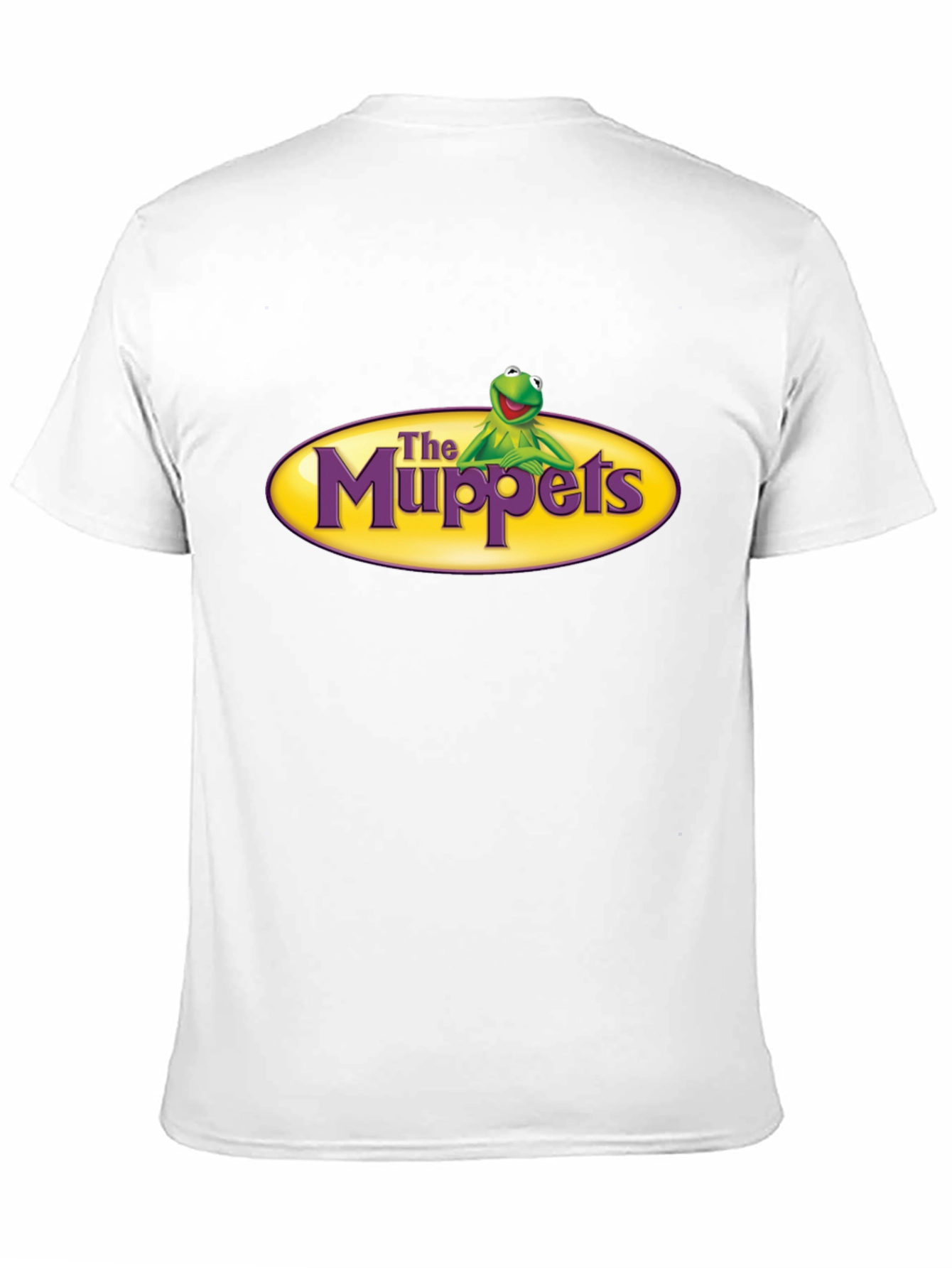The Muppets Kermit Logo Black T-Shirt