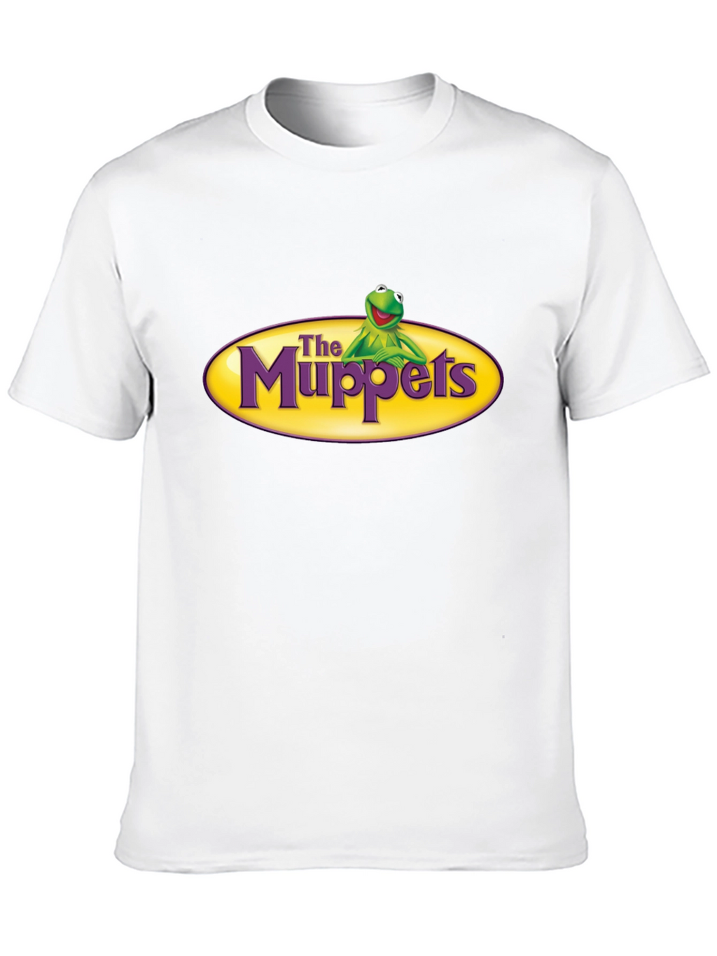 The Muppets Kermit Logo Black T-Shirt