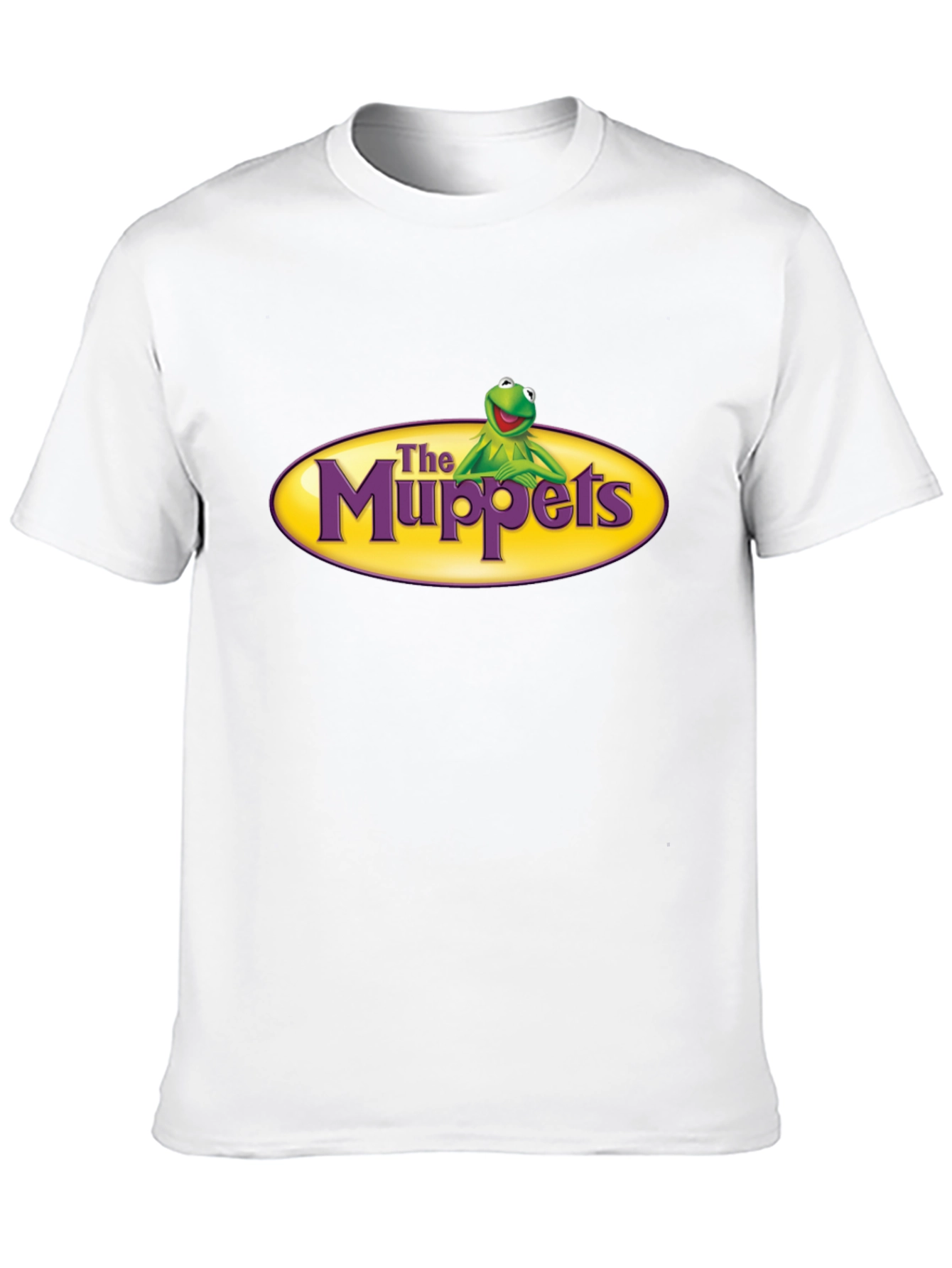 The Muppets Kermit Logo Black T-Shirt