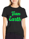 Team Earth Graphic Tee - Environmental Awareness