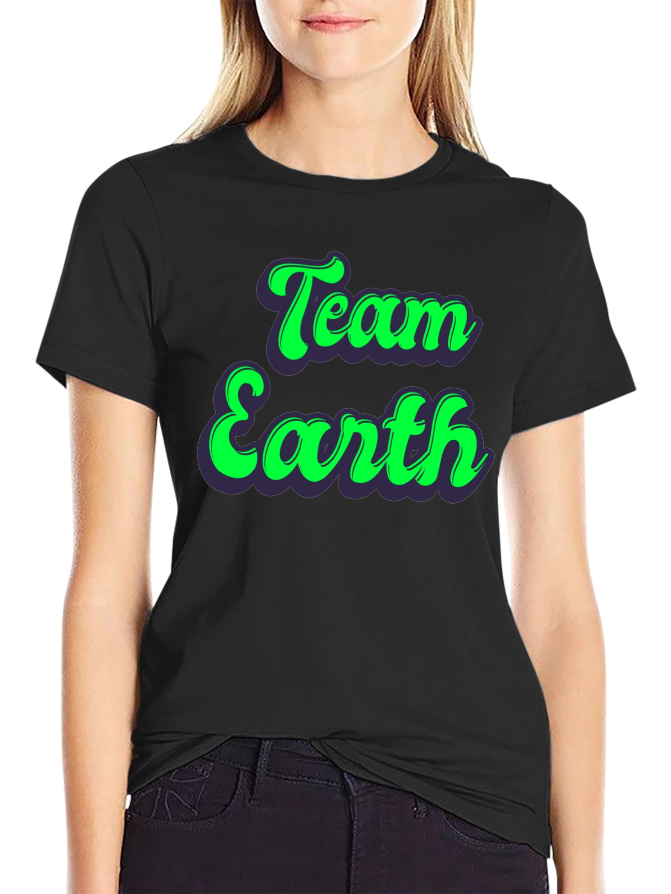 Team Earth Graphic Tee - Environmental Awareness