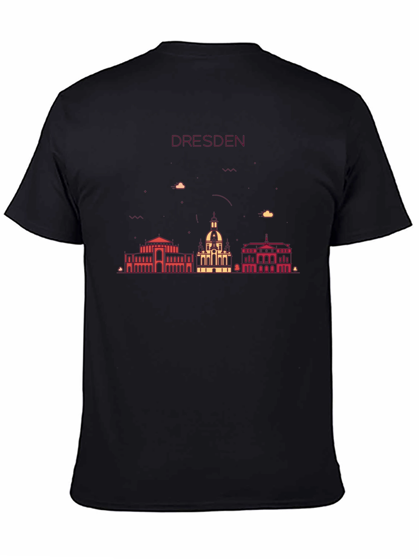 Dresden Skyline Graphic Tee - Stylish Cityscape Shirt