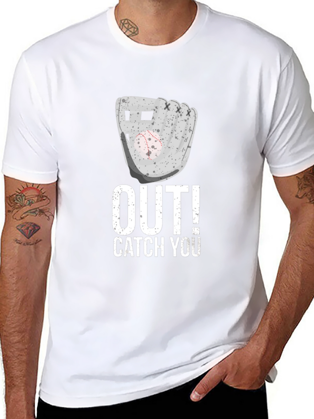 Out Catch You Baseball Graphic Tee