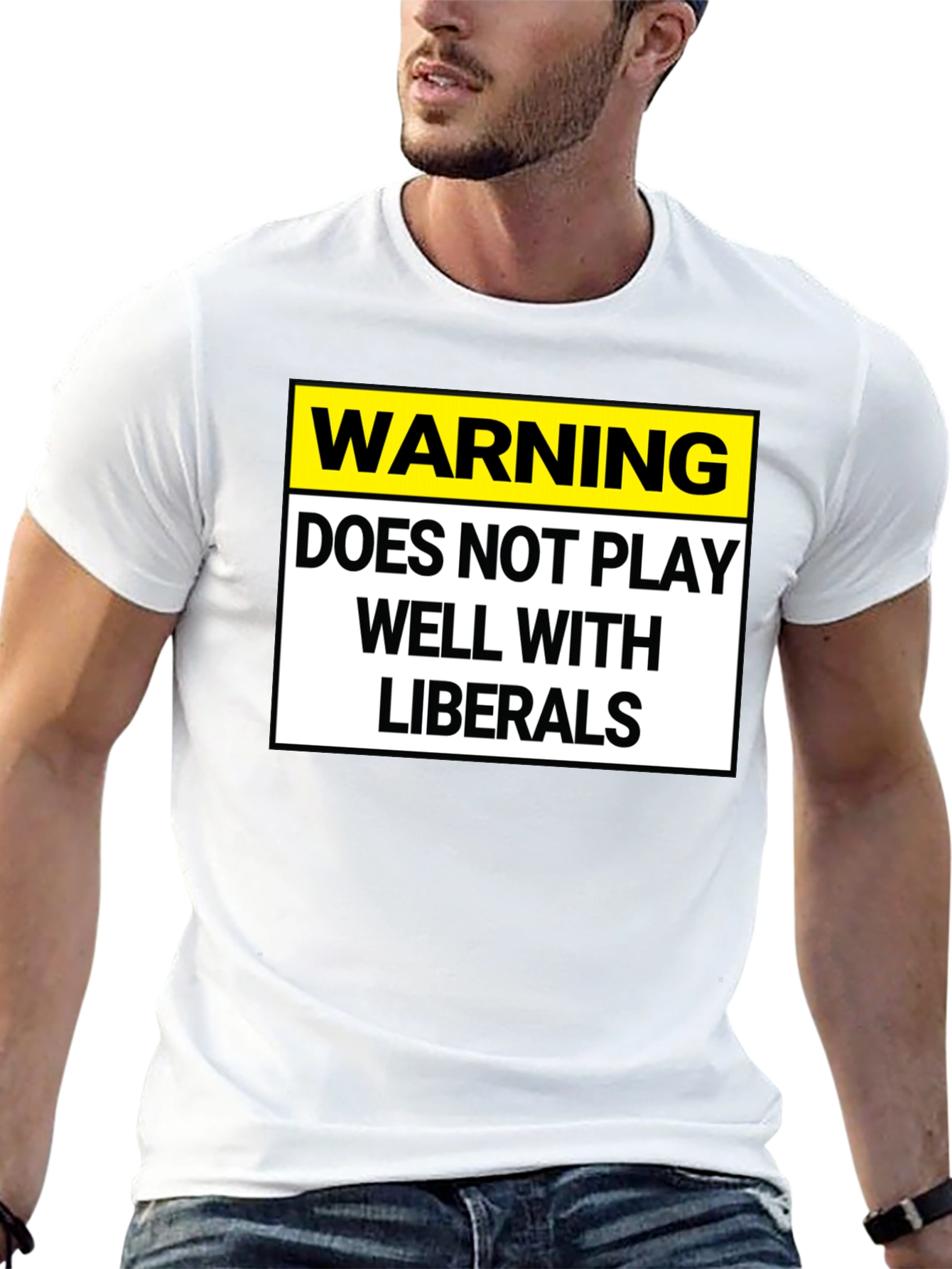 Warning: Does Not Play Well with Liberals T-Shirt