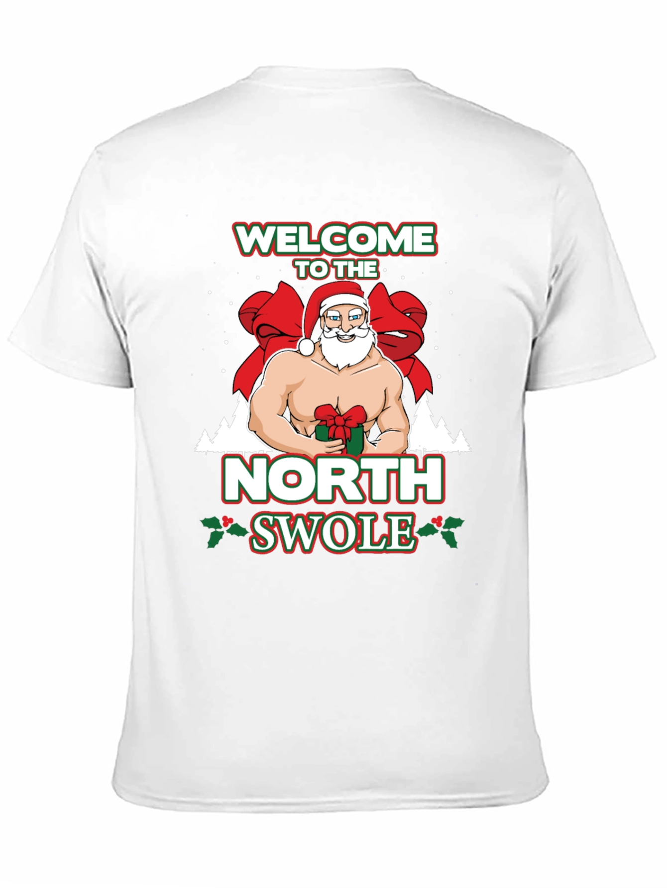 North Swole Santa T-Shirt - Black
