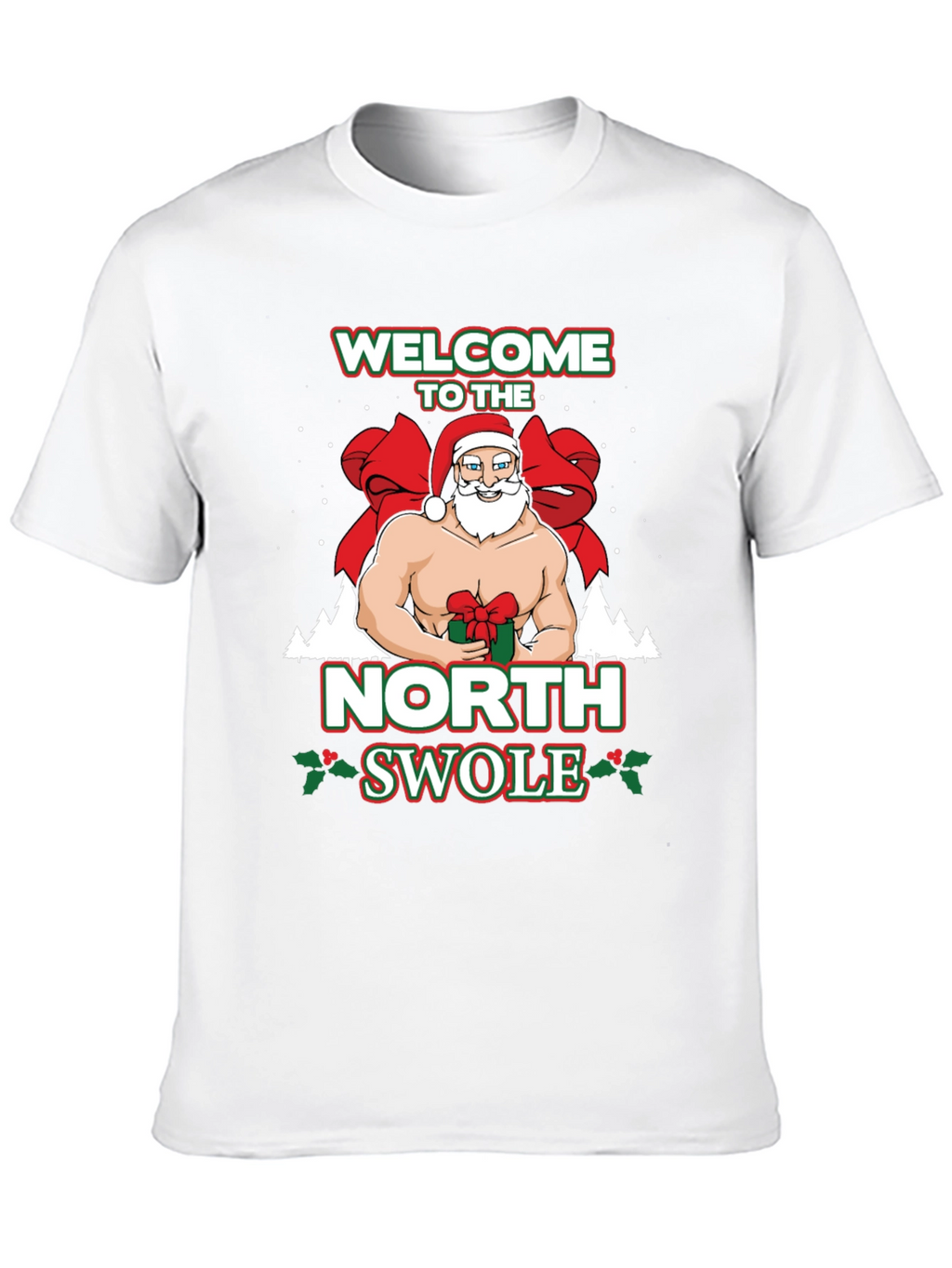 North Swole Santa T-Shirt - Black