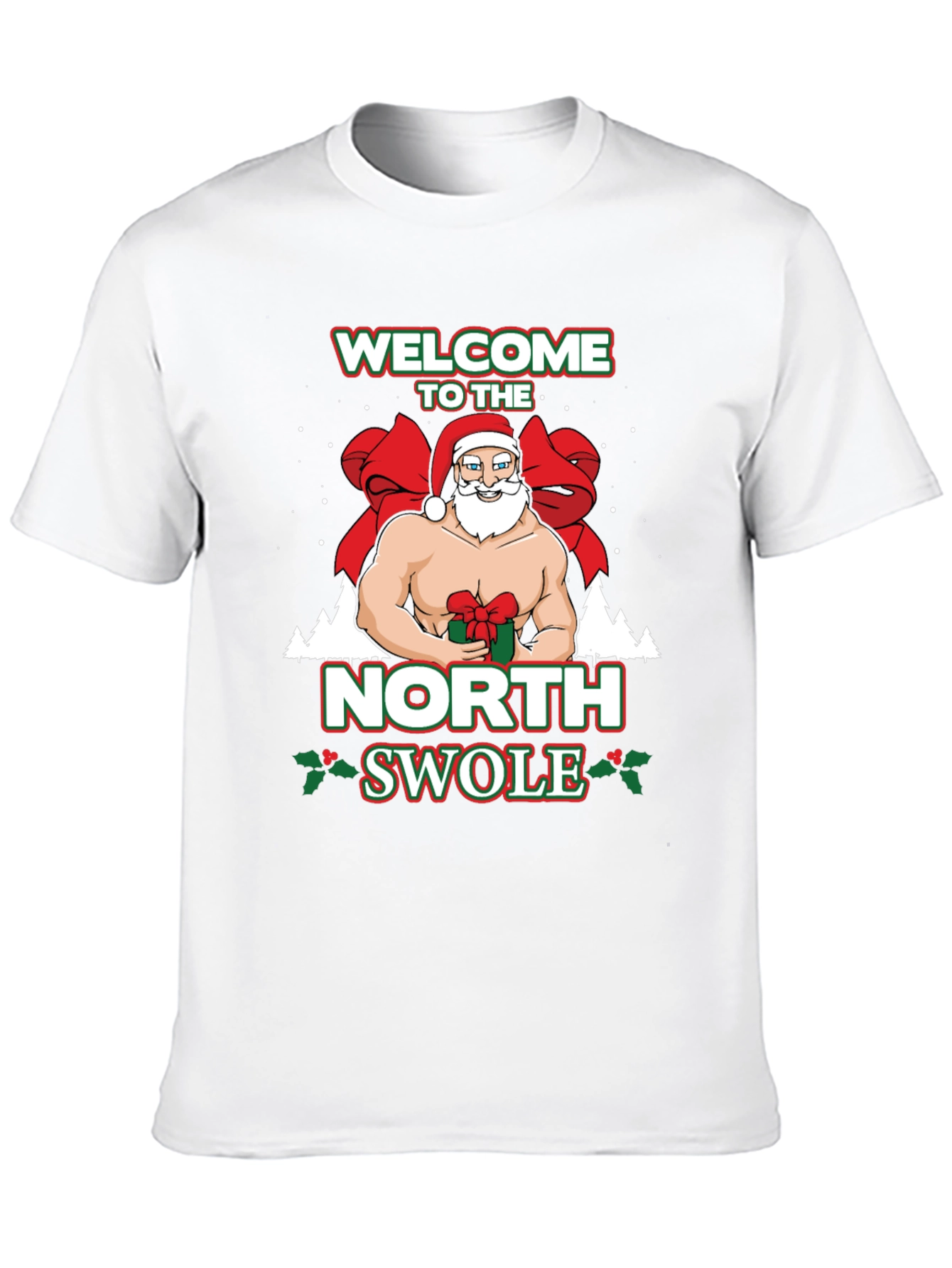 North Swole Santa T-Shirt - Black