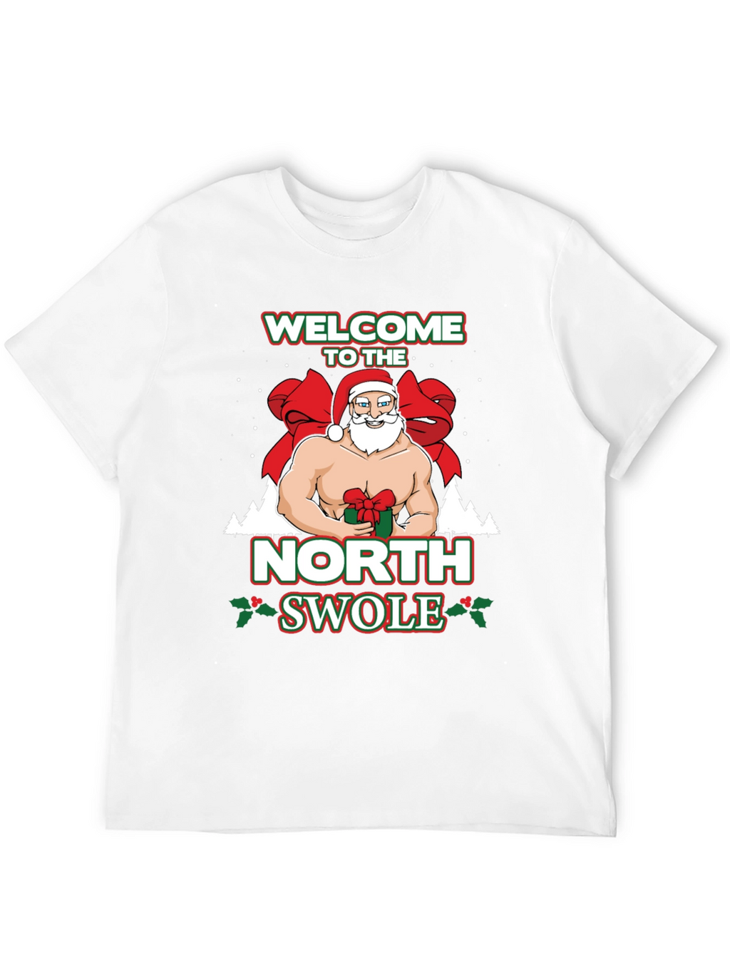 North Swole Santa T-Shirt - Black