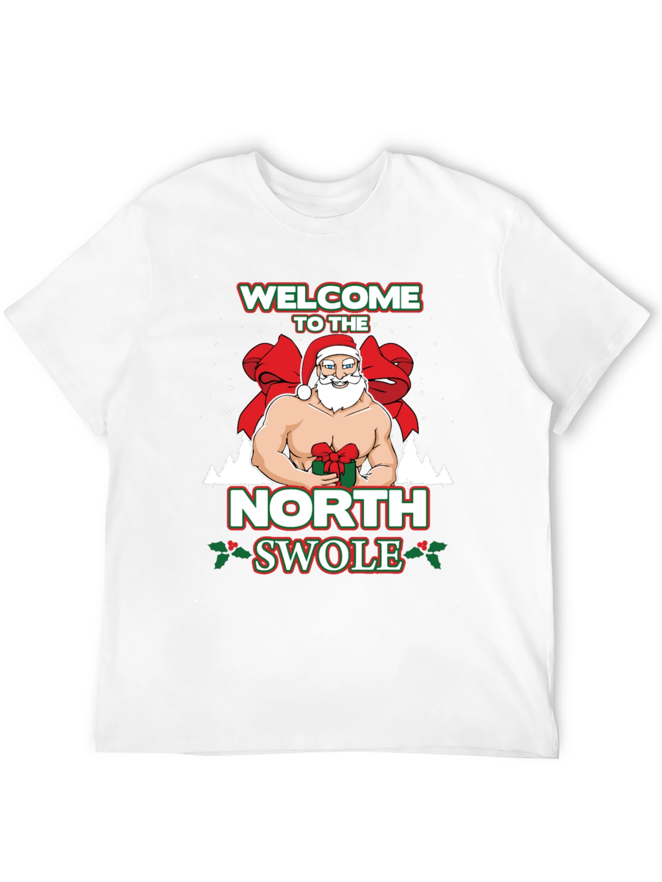 North Swole Santa T-Shirt - Black