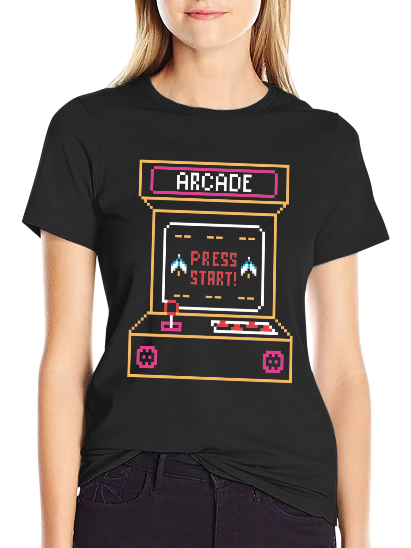 Arcade Game T-Shirt - Retro Pixel Art Design
