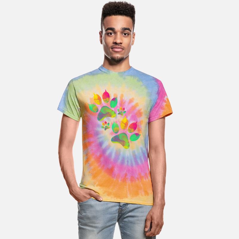 Paint Colored Cat Paw Print Animal Meme Cute