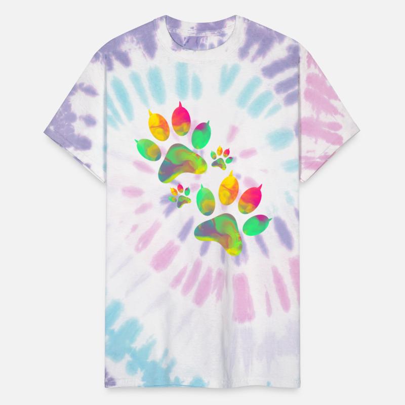 Paint Colored Cat Paw Print Animal Meme Cute