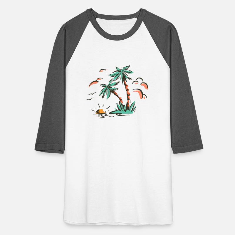 palm trees tropical island