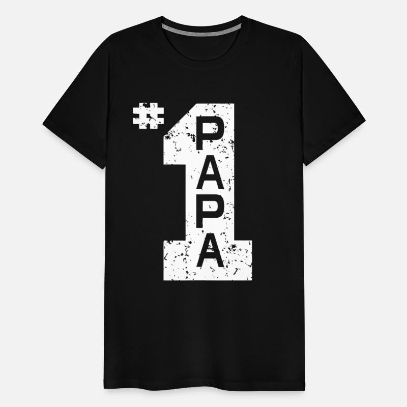 Papa Number One 1 Grandpa Fathers Day