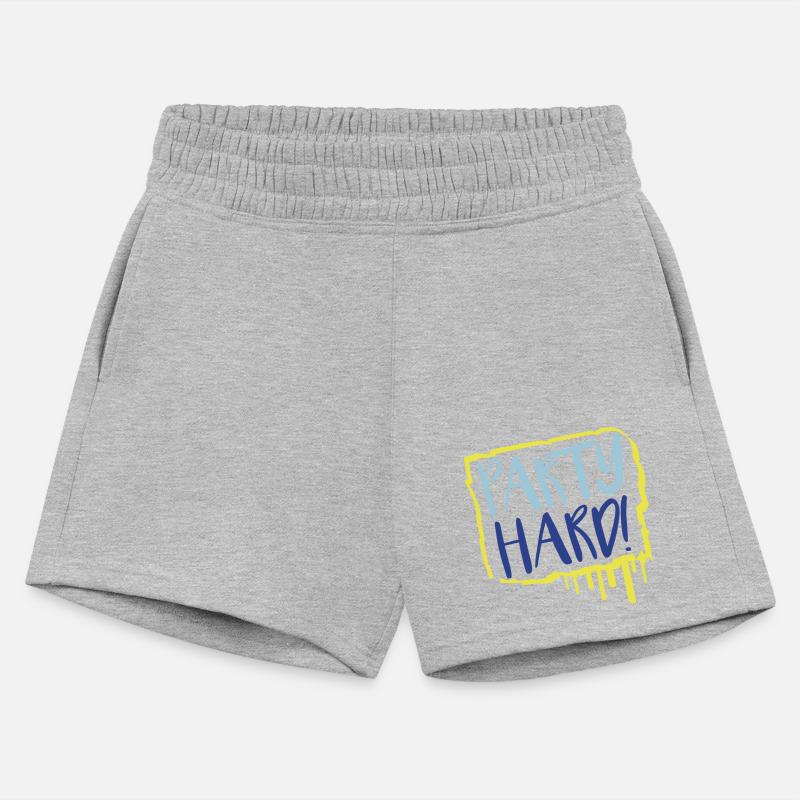 Party Hard Graffiti Spray Drops Stamp Text Slogan