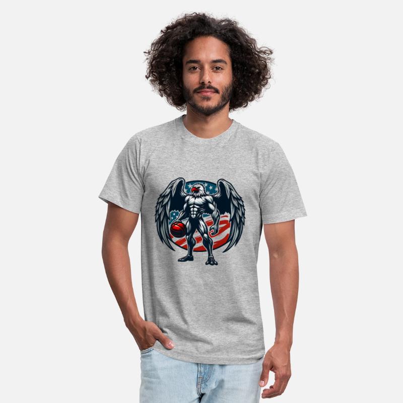 Patriotic Eagle Power – Basketball Warrior Design