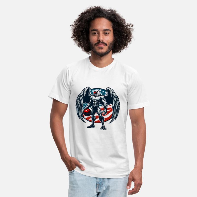 Patriotic Eagle Power – Basketball Warrior Design
