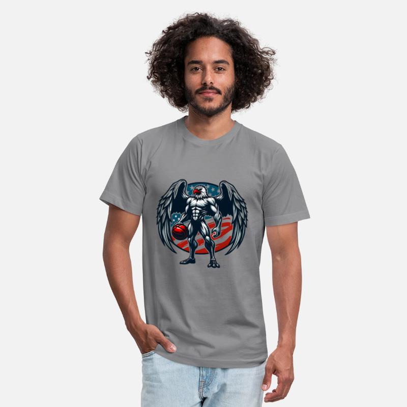 Patriotic Eagle Power – Basketball Warrior Design