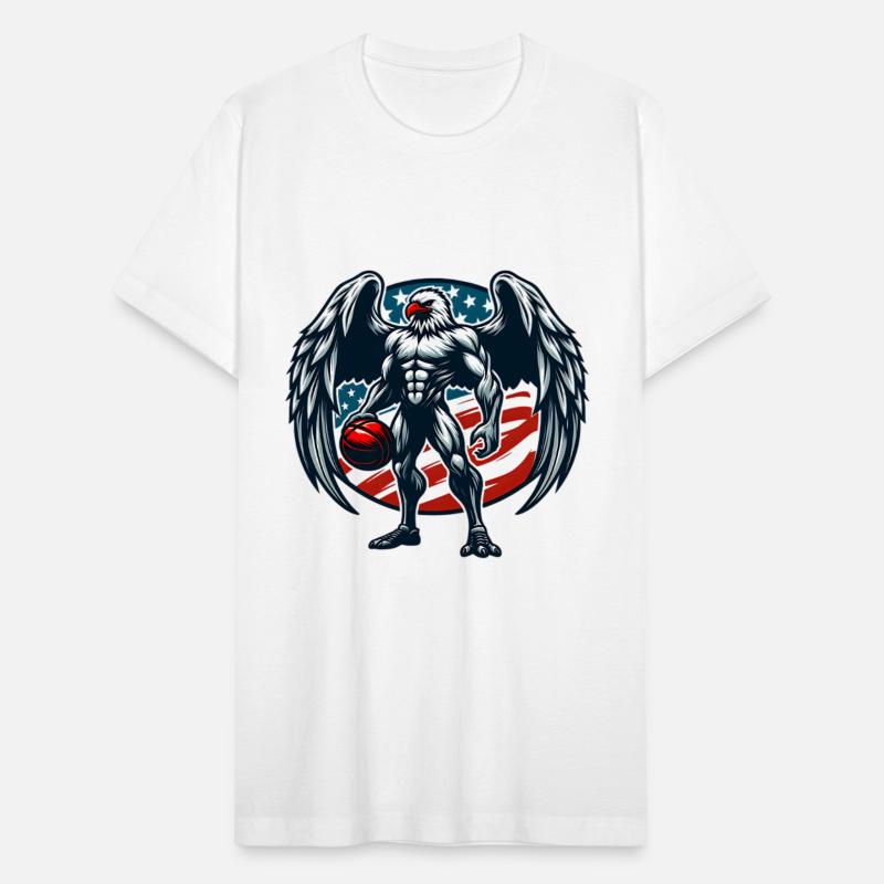 Patriotic Eagle Power – Basketball Warrior Design