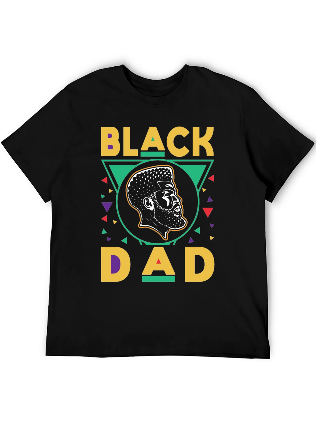 Black Dad Graphic Tee - Stylish Fathers Day Gift
