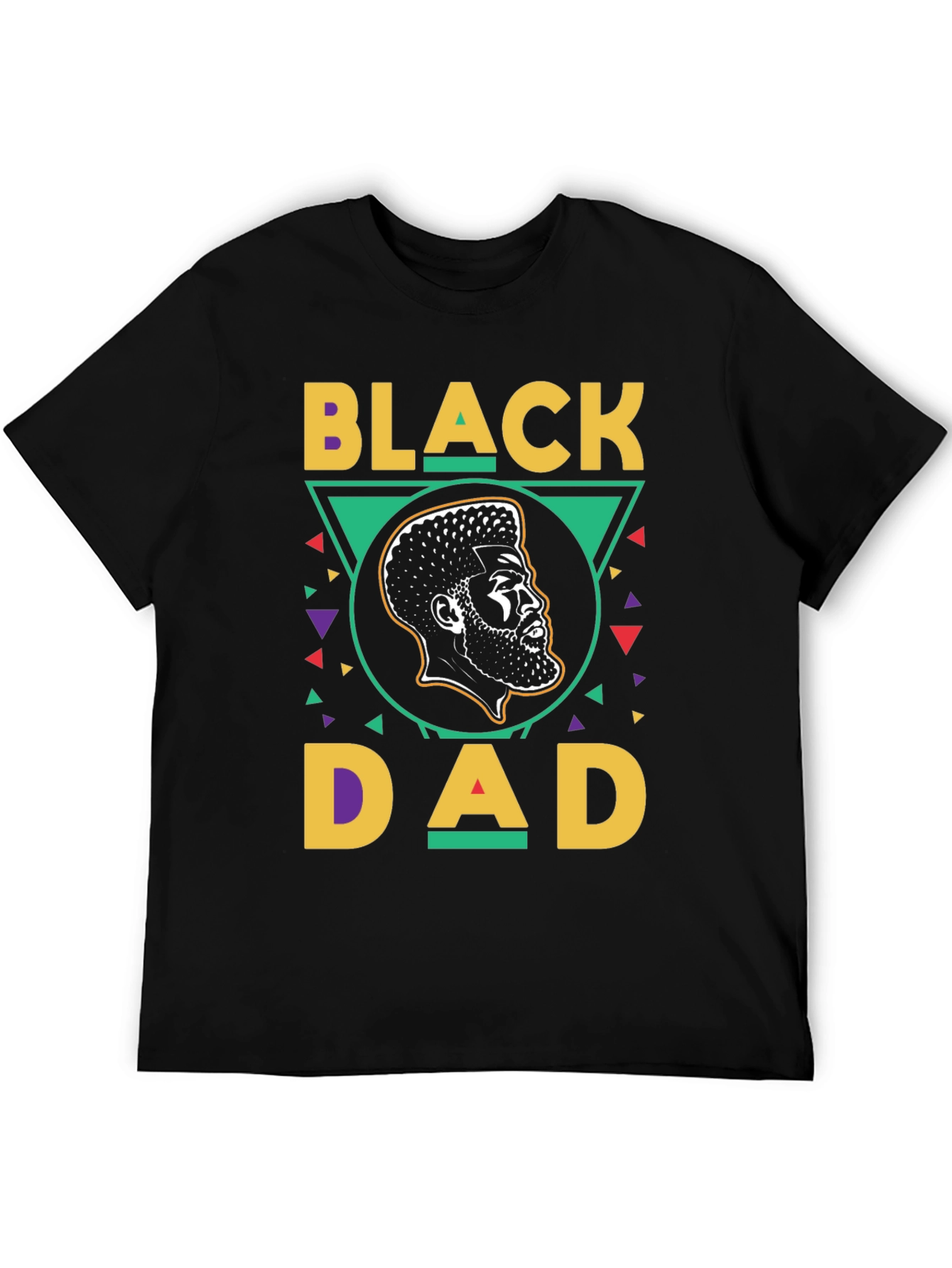 Black Dad Graphic Tee - Stylish Fathers Day Gift