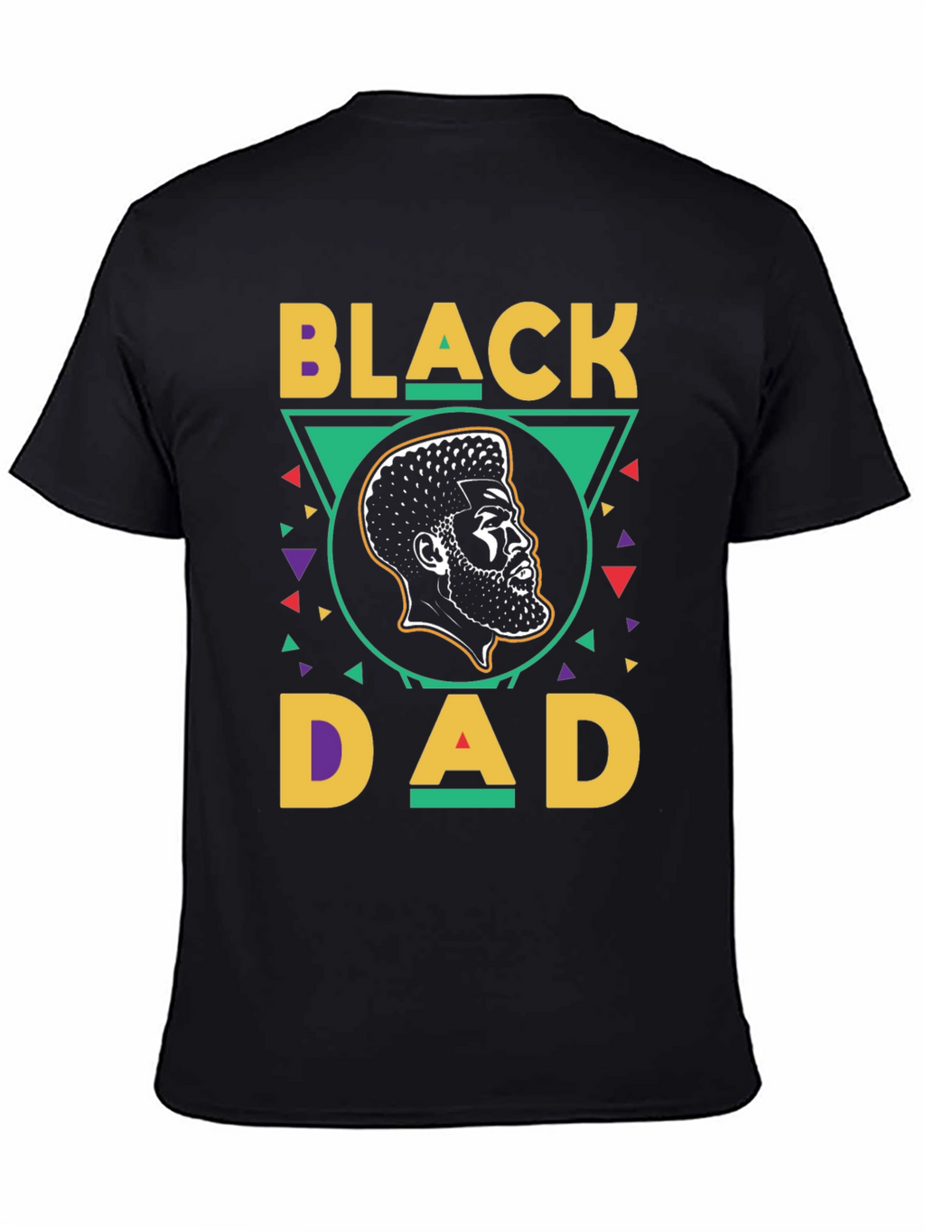 Black Dad Graphic Tee - Stylish Fathers Day Gift