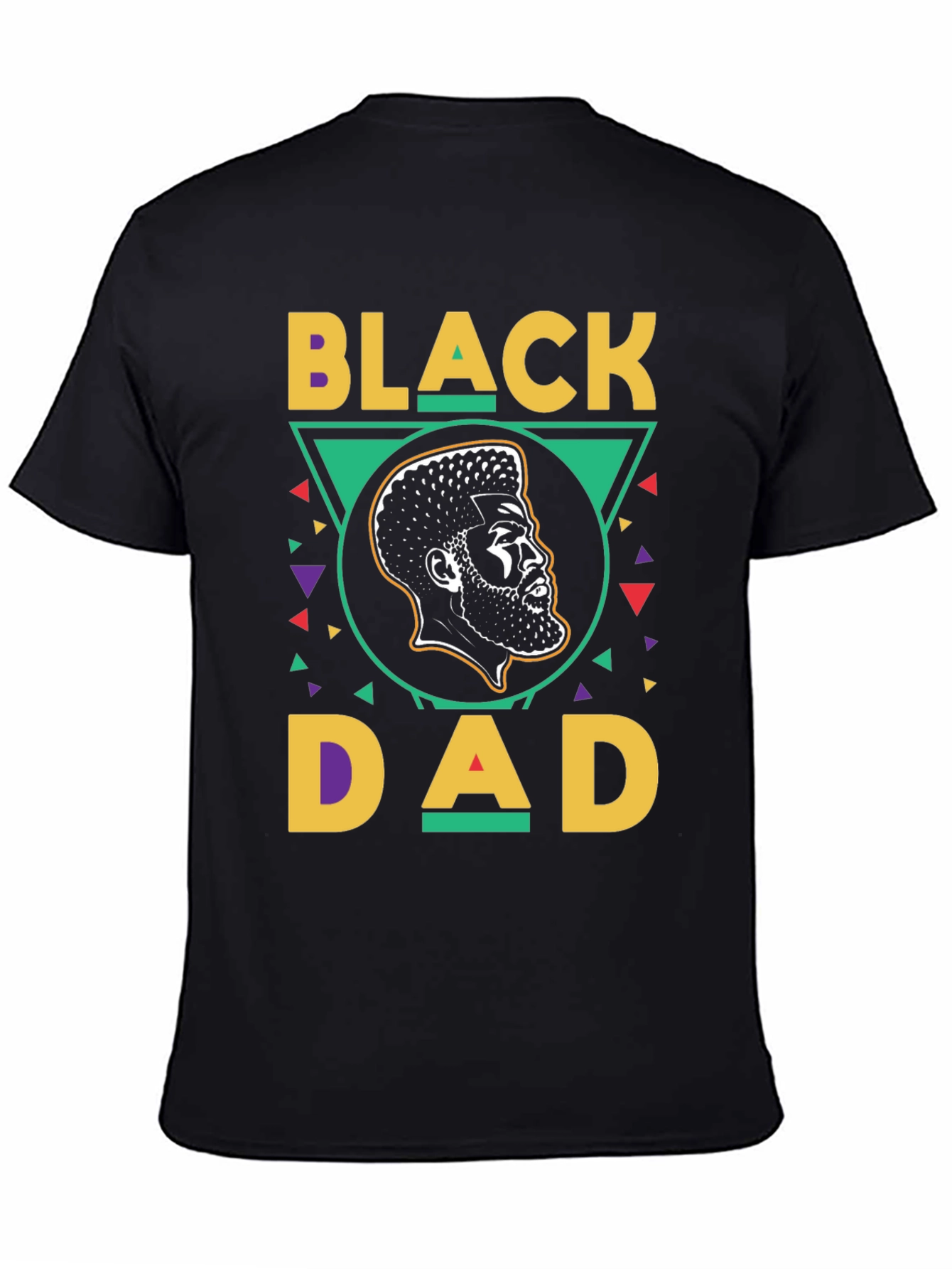 Black Dad Graphic Tee - Stylish Fathers Day Gift