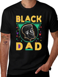 Black Dad Graphic Tee - Stylish Fathers Day Gift