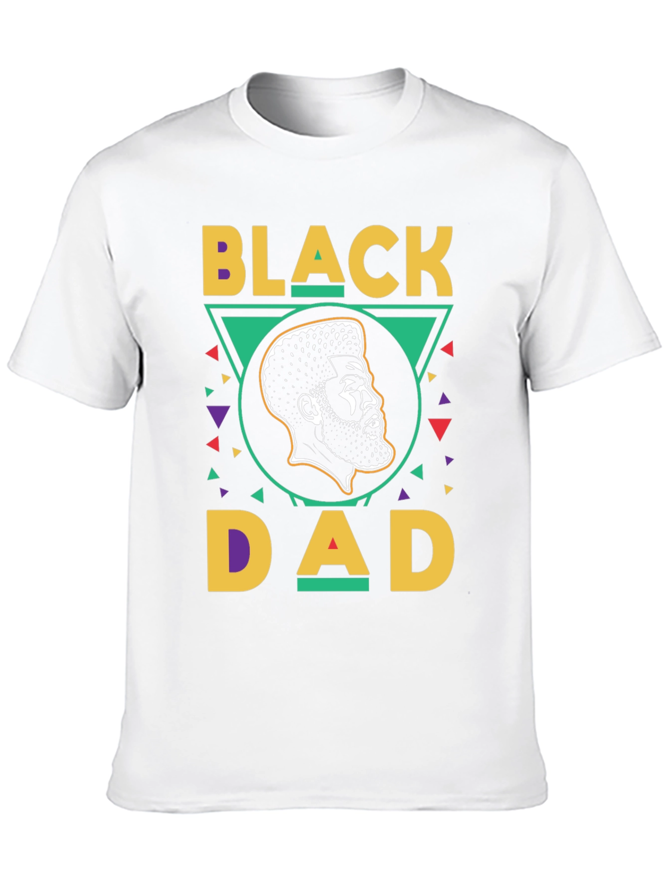 Black Dad Graphic Tee - Stylish Fathers Day Gift