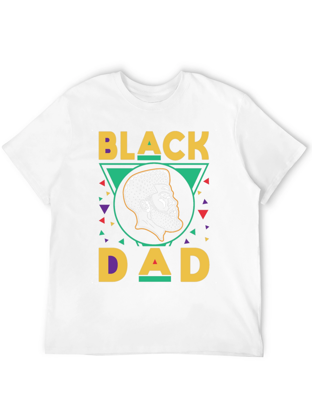 Black Dad Graphic Tee - Stylish Fathers Day Gift